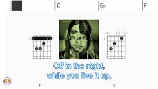 KINGS OF LEON Use Somebody FCN GUITAR CHORDS amp LYRICS [upl. by Ailgna]