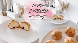 PTYSIE Z KREMEM WANILIOWYM 👩🏼‍🍳✨  ladycolour słodki vlog [upl. by Boyt752]