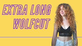 Extra long Wolf Cut for Curly hair [upl. by Landry]