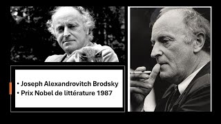 JOSEPH ALEXANDROVITCH BRODSKY  DEFINITION DE LA POESIE  A LA MEMOIRE DE FREDERICO GARCIA D0RCA [upl. by Irpac573]