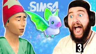 MASCOTAS MÁGICAS Y PRIMERA VARITA💸 RETO SIN DINERO  LOS SIMS 4 3 [upl. by Airotal216]