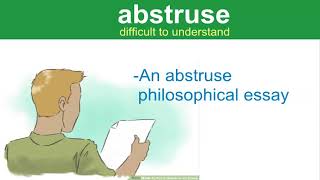 ABSTRUSEEnglish Vocabulary [upl. by Sitoeht519]