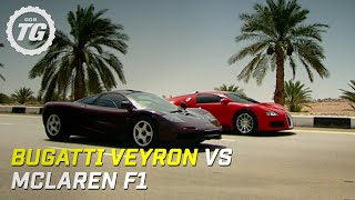 Bugatti Veyron vs McLaren F1  Top Gear [upl. by Irtimd]