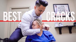 RELIEVING CRACKS 🤤 ASMR Chiropractic Adjustment Crack Compilation  Dr Alex Tubio [upl. by Yasui829]