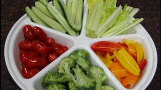 Healthy veggie tray [upl. by Belden]