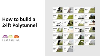 Building a Commercial Polytunnel 24ft  Complete Guide [upl. by Drofkcor]