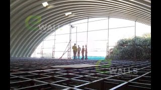 Mezzanine floor  made by eWalls Ecobricktech [upl. by Tillie440]