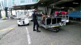 Aéroports de Lyon  Gendarmerie des Transports Aériens  Air Transport Police [upl. by Sonitnatsnok]