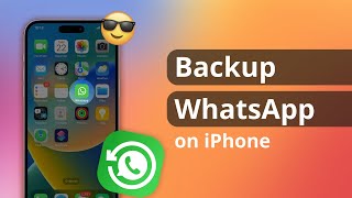 2 Ways How to Back up WhatsApp on iPhone withwithout iCloud 2023 [upl. by Northrup]