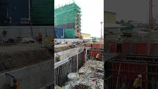 Install formwork of water tank works engineering [upl. by Sansone]