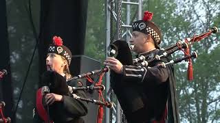 Auld Lang Syne Scottish bagpipes with a symphony orchestra [upl. by Arrehs]