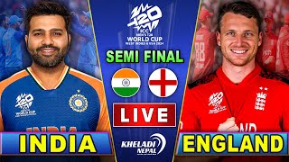 INDIA vs ENGLAND CRICKET MATCH  2nd SEMI FINAL T20 WC 2024  IND vs ENG  Live score amp Commentary [upl. by Hearsh]