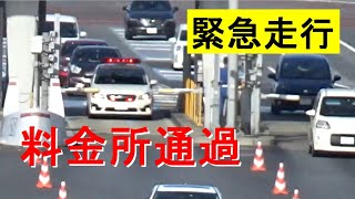 献血運搬車が緊走しながら料金所ETCを通過 日本赤十字社 Emergency driving [upl. by Morel]