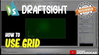 Draftsight How To Use Grid [upl. by Savvas]