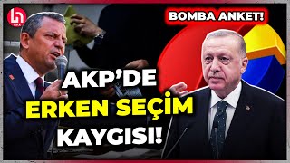 AKPde erken seçim kaygısı başladı SONAR dan dikkat çeken anket [upl. by Synn]