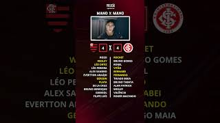 MANO A MANO Flamengo X Internacional Brasileirão [upl. by Kciredorb]