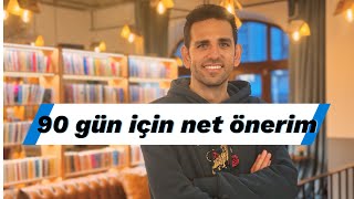 90 gün için net önerim [upl. by Auqinat]