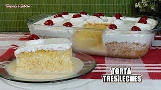 TORTA TRES LECHES LA ORIGINAL ÚNICA LO MÁXIMO EN SABOR [upl. by Nwahsel]