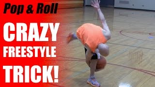 Freestyle Basketball Tricks Pop amp Roll  Freestyle Streetball Tutorial  Snake [upl. by Aihsrop]