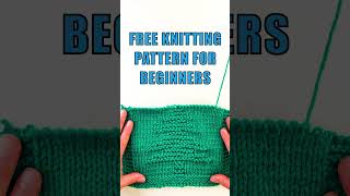 Free easy knitted washcloth pattern for beginners knittingpattern knitting craft knit [upl. by Cam]