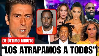 HACE 3 MINS ¡Abogado Entrega Órdenes de ARRESTO a Celebs de Hollywood en el ESCÁNDALO de Diddy [upl. by Lleuqram70]