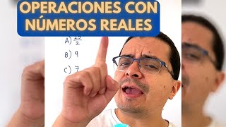 🎁 Operaciones con Números Reales  Matemáticas para el Examen de Admisión a la UNAM  001 [upl. by Dnomad663]