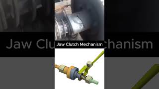 Jaw clutch Mechanism Working mechanical machine working mechanism solidworks autocad 3dcad [upl. by Ecinnahs]