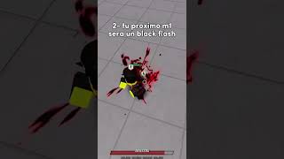 COMO ALMACENAR BLACK FLASHES POR SEB roblox jujutsukaisen animecharacter robloxedit anime [upl. by Nagiem]