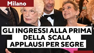 Prima della Scala Fontana scherza quotIo non ho litigato con nessunoquot Lungo applauso per Segre [upl. by Glaudia546]