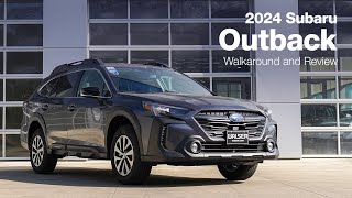 2024 Subaru Outback Premium  Walkaround and Review [upl. by Annahsit]