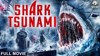 SHARK TSUNAMI  Full Hollywood Action Movie  English Movie  Stephanie Lodge Nicola  Free Movies [upl. by Annasor]