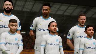 Gameplay FC 24  Montpellier Herault  Olympique de Marseille  Ligue 1  20242025 [upl. by Lenrow]