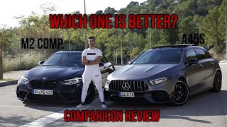 Mercedes A45s AMG vs BMW M2 Competition Comparison Review Which one is BETTER [upl. by Auka]