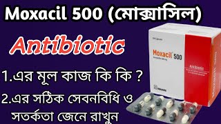 Moxacil 500মোক্সাসিলএর আসল কার্যকারিতা কি  moxacil 500 এন্টিবায়োটিক এর সঠিক সেবনবিধি জেনে রাখুন 🎀 [upl. by Aeresed968]