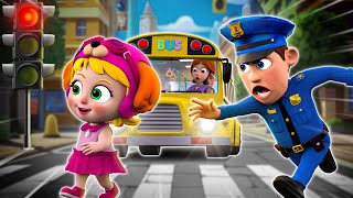 Traffic Safety Rules Song  Police Officer Songs amp More Kids Songs  Nursery Rhymes [upl. by Rhynd]