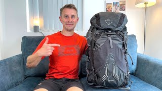 Osprey Exos 48 Backpack Review  the BEST lightweight backpacking bag [upl. by Assenaj]