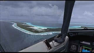 FSX PMDG 737 800 Tabing Airport WIMG to Diego Garcia Airport FJDG [upl. by Enywtna414]