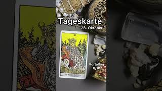 Tarot TAGESKARTE 28 Oktober 2024 [upl. by Assirrac520]