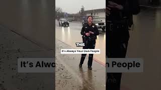 Officer gets splashed with cold water by her colleague shorts [upl. by Emmeline817]