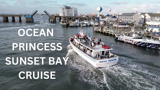 Ocean Princess Sunset Cruise in the Assawoman Bay Ocean City MD 2024 [upl. by Anitac]