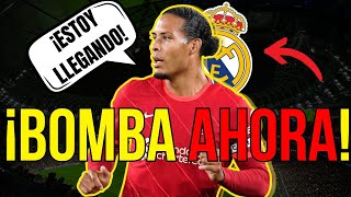 💥 ¡URGENTE ¿VAN DIJK AL REAL MADRID ¡NOTICIAS EXCLUSIVAS Y NUEVOS FICHAJES DEL REAL MADRID HOY [upl. by Esinev]