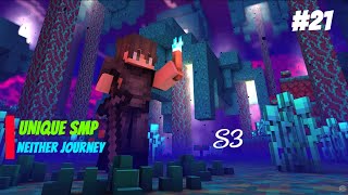 UNiQUE SMP  S3 E1  NEW JOURNEY 😎☠️❤️‍🔥  uniquesmp trending minecraft [upl. by Eachern]