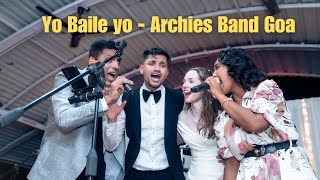 Groom Rocking The Stage along with the Archies Band Goa  Yo Baile Yo  Bebdo  Goa Weddings [upl. by Enitsirt126]