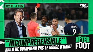 OM 03 PSG  quotIncompréhensible exaspérantquot Riolo ne comprend pas le rouge dHarit [upl. by Walcott]