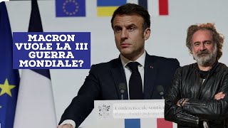 Le dichiarazioni di Macron verso la III guerra mondiale [upl. by Ahkihs]