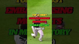 TOP 10 MOST EMBARASSING MOMENTS IN THE MLB  PART 2 baseball mlb sports [upl. by Ankney]