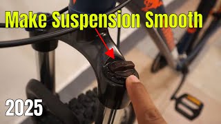 How To Easily Adjust Suspension PreLoad Adjuster In MTB Cycle  MTB Tips Hindi  ‪cycleriderroy‬ [upl. by Sheree985]