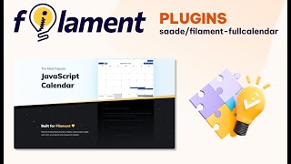 FullCalendar saadefilamentfullcalendar  Filament plugin by saade [upl. by Euqram]