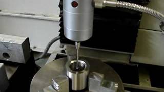 Tormach probing video hole center [upl. by Ahserb]