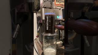 Aeropress and Frother for Poor Mans Cappuccino Espresso Beans Pressurized Cap espresso aeropress [upl. by Afirahs]